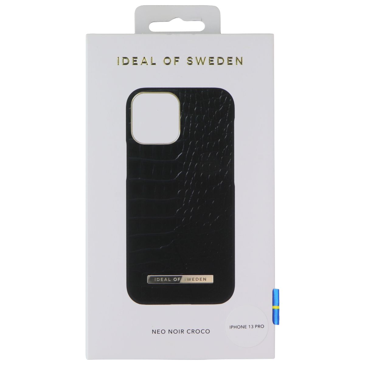 iDeal of Sweden Atelier Case for Apple iPhone 13 Pro - Neo Noir Croco Black Cell Phone - Cases, Covers & Skins iDeal of Sweden - Simple Cell Bulk Wholesale Pricing - USA Seller