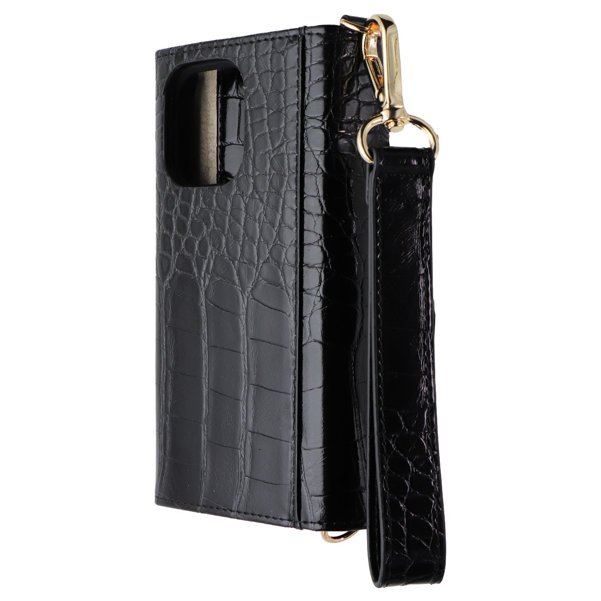 iDeal of Sweden Folio Wallet Case for iPhone 13 Pro - Black Croco Cell Phone - Cases, Covers & Skins iDeal of Sweden - Simple Cell Bulk Wholesale Pricing - USA Seller