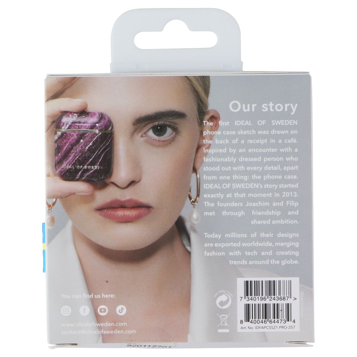 iDeal of Sweden Protective Case for AirPods Pro 1st/2nd Gen - Rose Pearl Marble iPod, Audio Player Accessories - Cases, Covers & Skins iDeal of Sweden - Simple Cell Bulk Wholesale Pricing - USA Seller