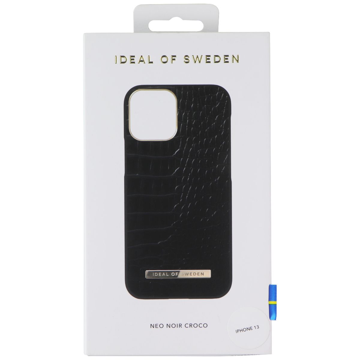 iDeal of Sweden Atelier Case for Apple iPhone 13 - Neo Noir Croco Black Cell Phone - Cases, Covers & Skins iDeal of Sweden - Simple Cell Bulk Wholesale Pricing - USA Seller