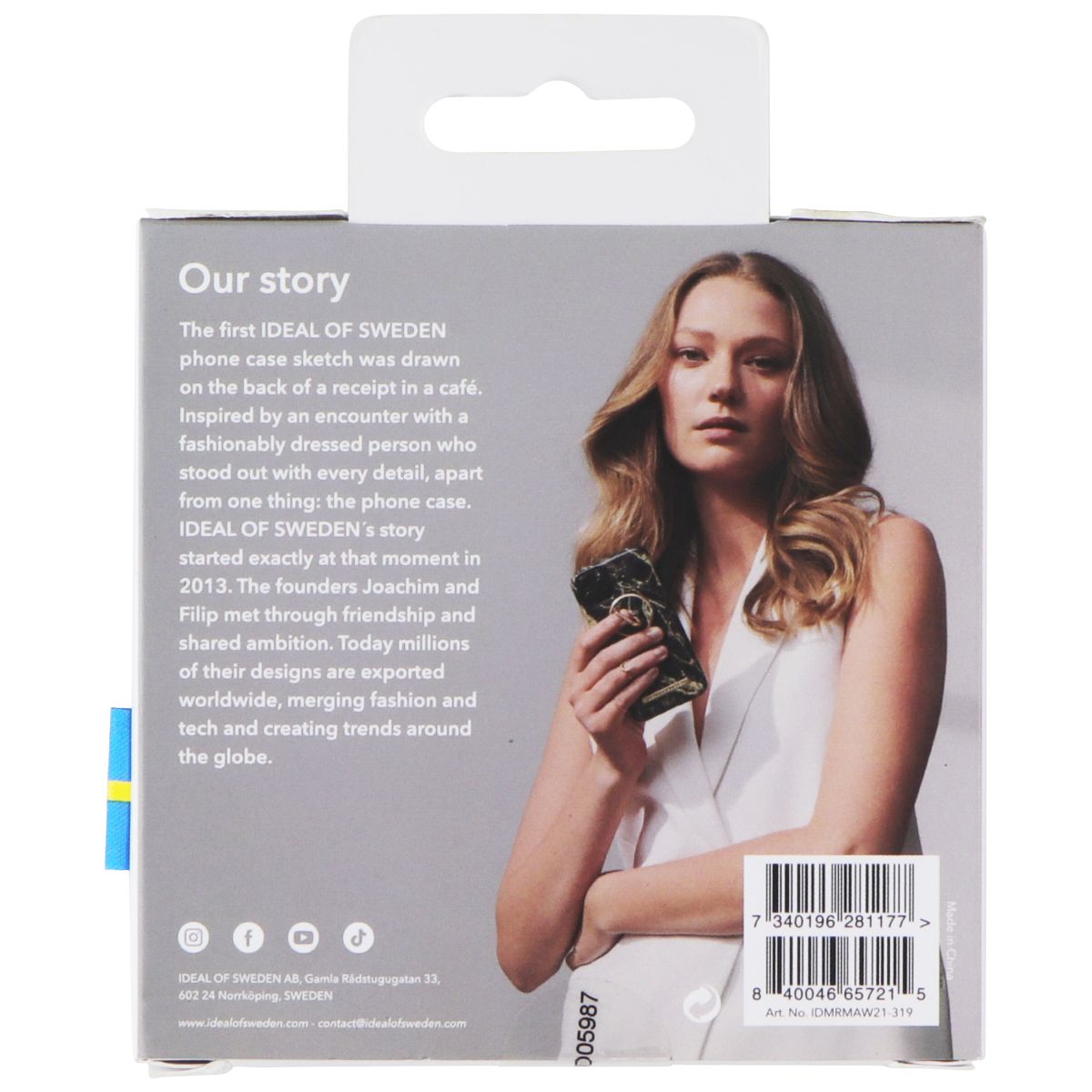 iDeal of Sweden Magnetic Ring Mount Grip/Stand - Golden Ruby Marble Cell Phone - Mounts & Holders iDeal of Sweden - Simple Cell Bulk Wholesale Pricing - USA Seller