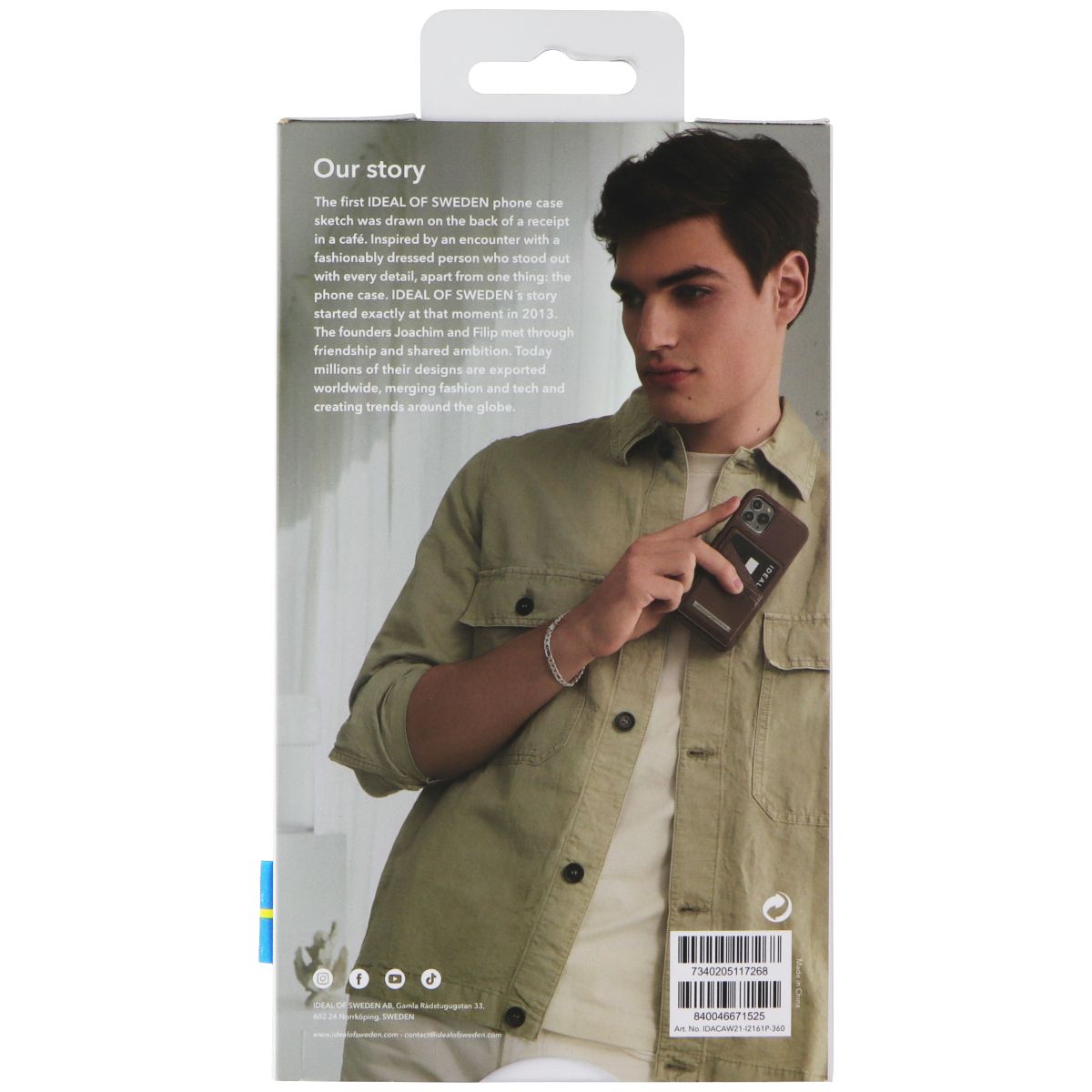 iDeal of Sweden Atelier Case for Apple iPhone 13 Pro - Intense Khaki