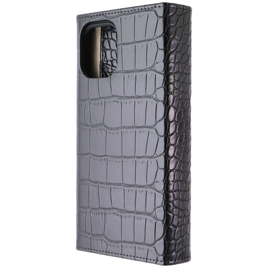iDeal of Sweden Signature Clutch Case for iPhone 12 Pro Max - Jet Black Croco Cell Phone - Cases, Covers & Skins iDeal of Sweden - Simple Cell Bulk Wholesale Pricing - USA Seller