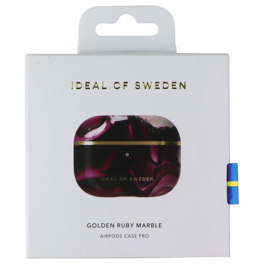IDEAL OF SWEDEN Printed Case for Apple AirPods Pro 2/1 Gen - Golden Ruby Marble