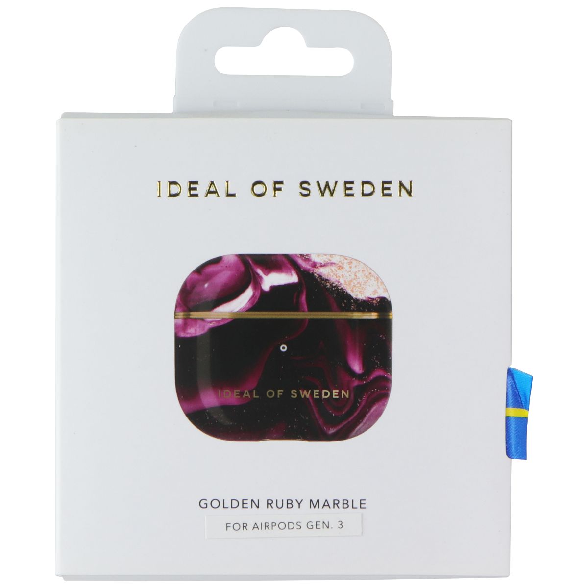 iDeal of Sweden Printed Case for Apple AirPods 3rd Gen - Golden Ruby Marble iPod, Audio Player Accessories - Cases, Covers & Skins iDeal of Sweden - Simple Cell Bulk Wholesale Pricing - USA Seller