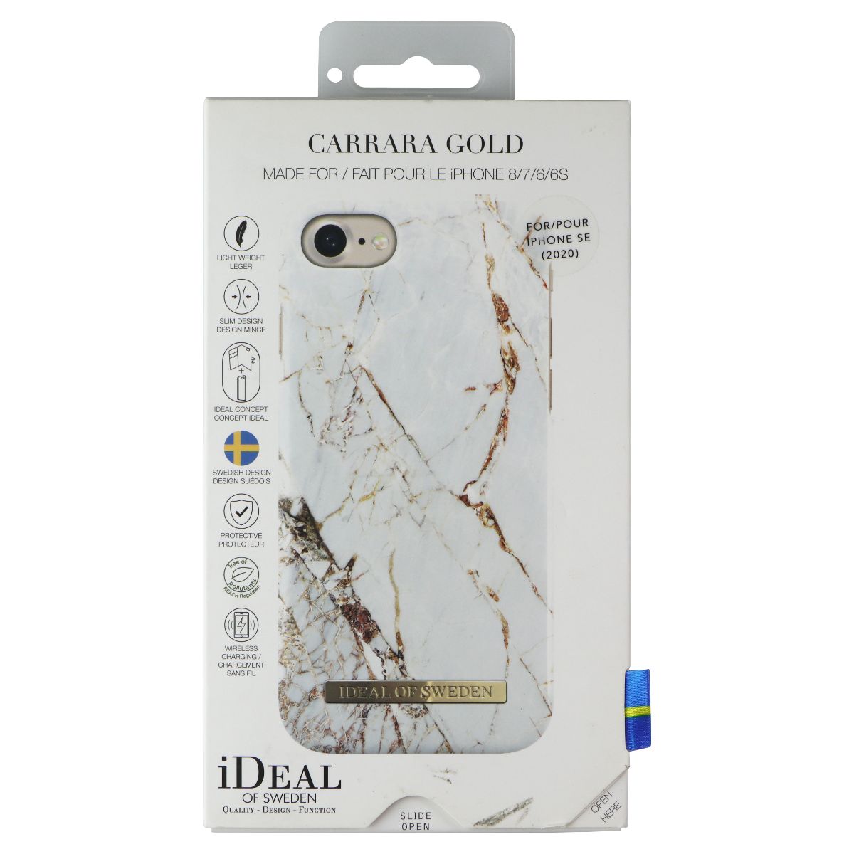 iDeal of Sweden Slim Hardshell Marble Case for Apple iPhone 8/7 - Carrara Gold Cell Phone - Cases, Covers & Skins iDeal of Sweden - Simple Cell Bulk Wholesale Pricing - USA Seller