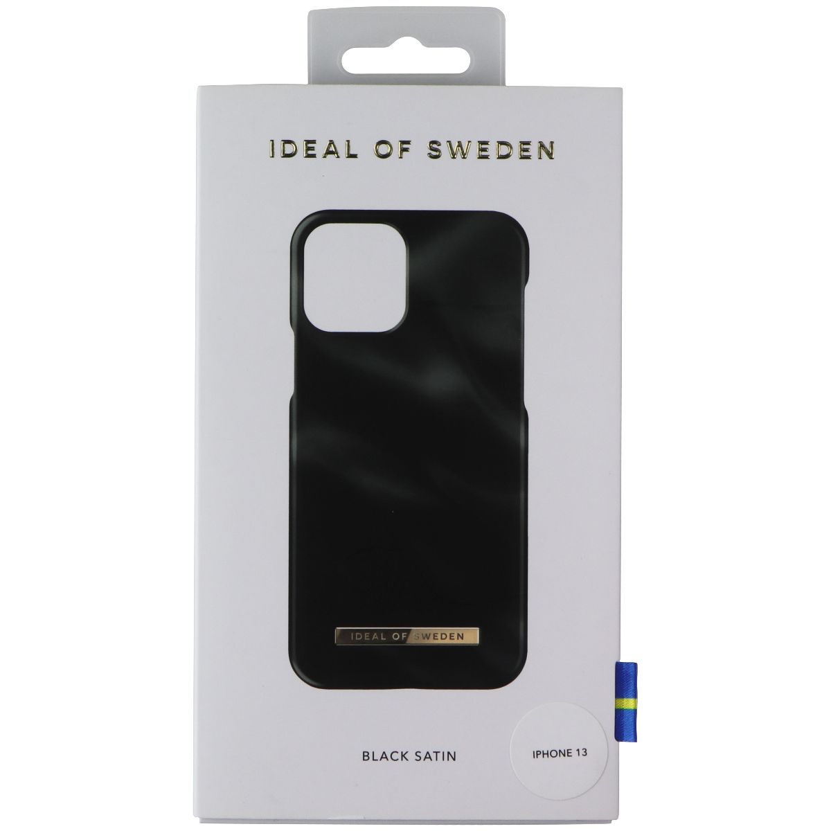 iDeal of Sweden Fashion Case for Apple iPhone 13 - Black Satin Cell Phone - Cases, Covers & Skins iDeal of Sweden - Simple Cell Bulk Wholesale Pricing - USA Seller