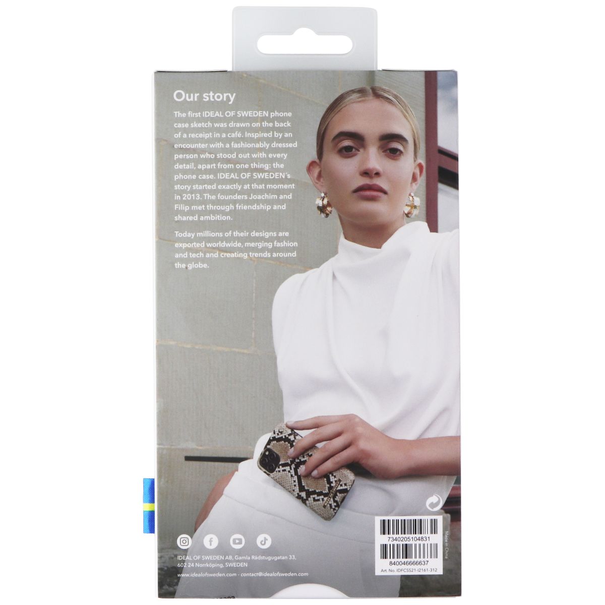 iDeal of Sweden Fashion Case for Apple iPhone 13 - Black Satin Cell Phone - Cases, Covers & Skins iDeal of Sweden - Simple Cell Bulk Wholesale Pricing - USA Seller