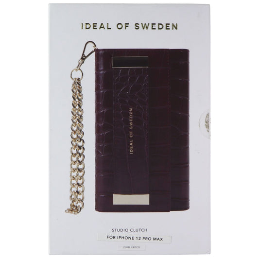 iDeal of Sweden Studio Clutch Wallet Case for Apple iPhone 12 Pro Max - Plum Cell Phone - Cases, Covers & Skins iDeal of Sweden - Simple Cell Bulk Wholesale Pricing - USA Seller