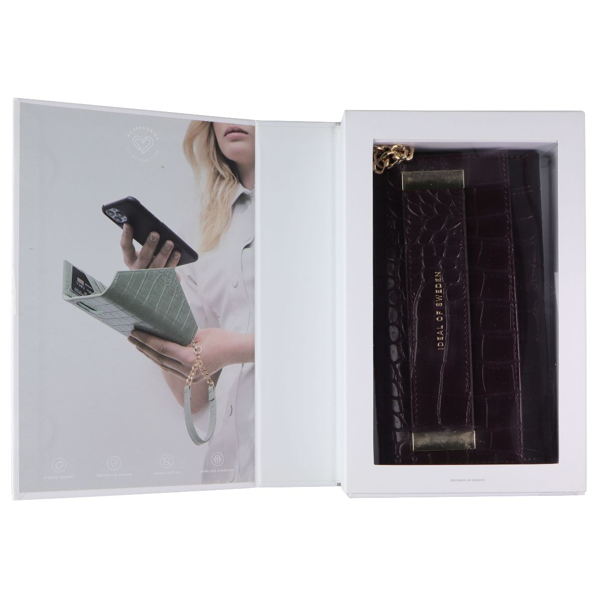 iDeal of Sweden Studio Clutch Wallet Case for Apple iPhone 12 Pro Max - Plum Cell Phone - Cases, Covers & Skins iDeal of Sweden - Simple Cell Bulk Wholesale Pricing - USA Seller