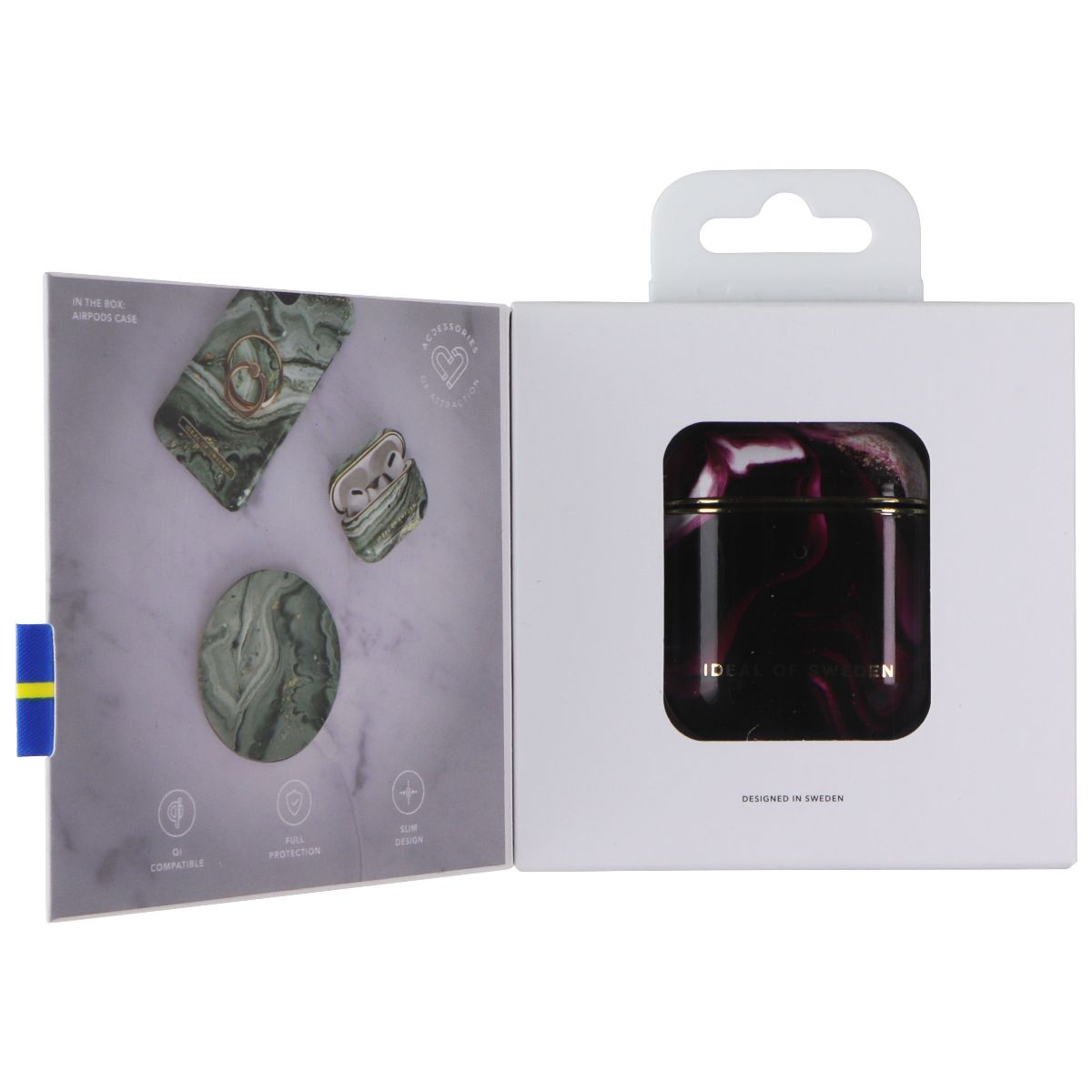 iDeal of Sweden Case for AirPods 1st Gen & 2nd Gen - Golden Ruby Marble iPod, Audio Player Accessories - Cases, Covers & Skins iDeal of Sweden - Simple Cell Bulk Wholesale Pricing - USA Seller