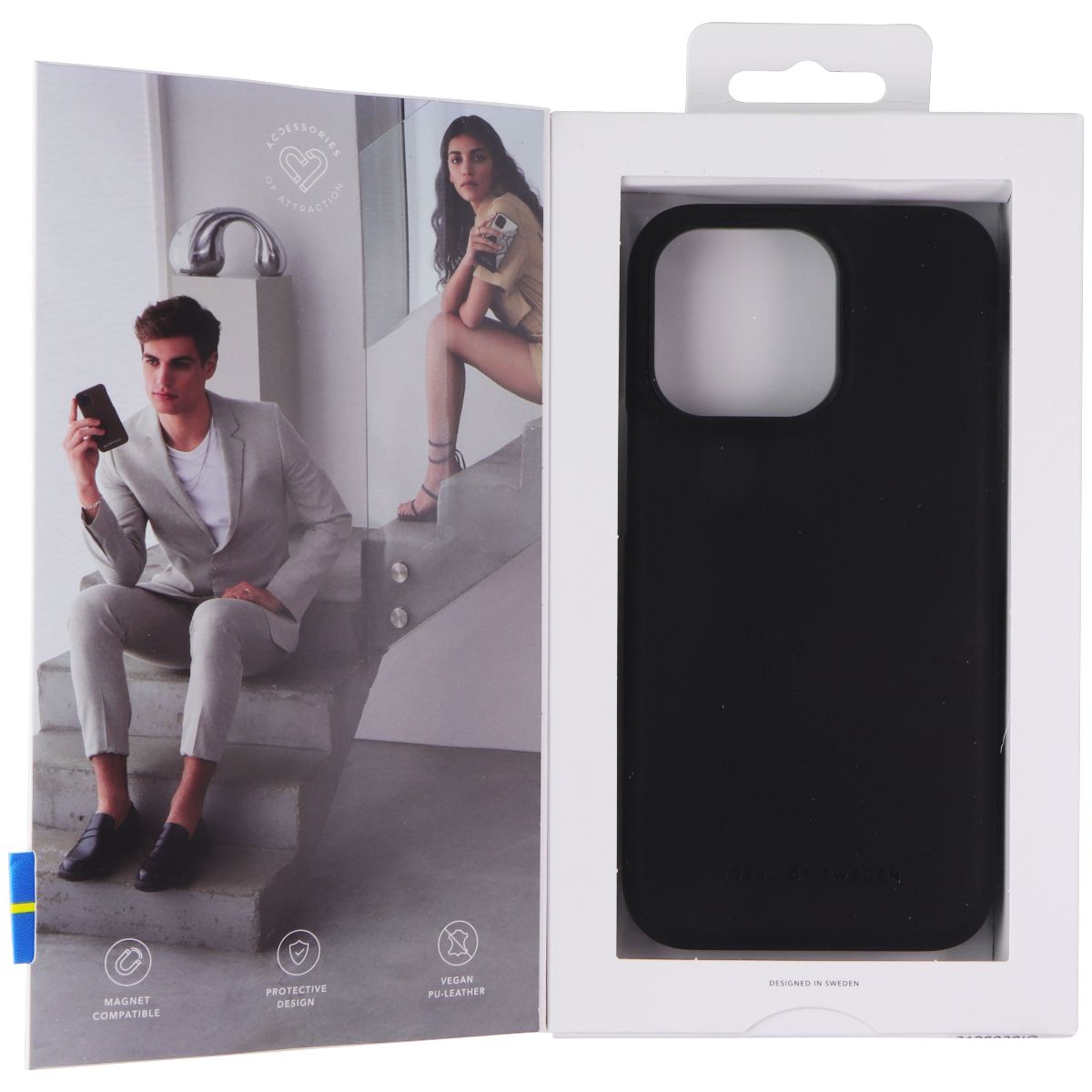 iDeal of Sweden Atelier Case for Apple iPhone 13 Pro - Intense Black Cell Phone - Cases, Covers & Skins iDeal of Sweden - Simple Cell Bulk Wholesale Pricing - USA Seller