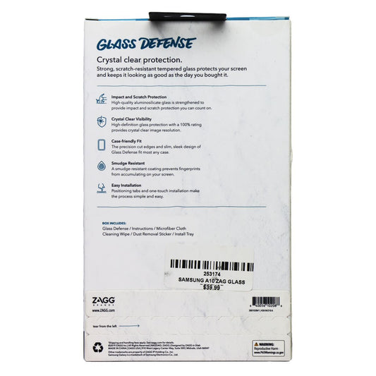 iFrogz Glass Defense Tempered Glass Screen Protection for Samsung Galaxy A10e Cell Phone - Screen Protectors iFrogz - Simple Cell Bulk Wholesale Pricing - USA Seller