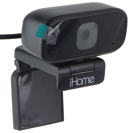 iHome Office 720P USB Plug and Play Webcam with External Mic - Black Computer Accessories - Webcams iHome - Simple Cell Bulk Wholesale Pricing - USA Seller