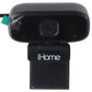iHome Office 720P USB Plug and Play Webcam with External Mic - Black Computer Accessories - Webcams iHome - Simple Cell Bulk Wholesale Pricing - USA Seller