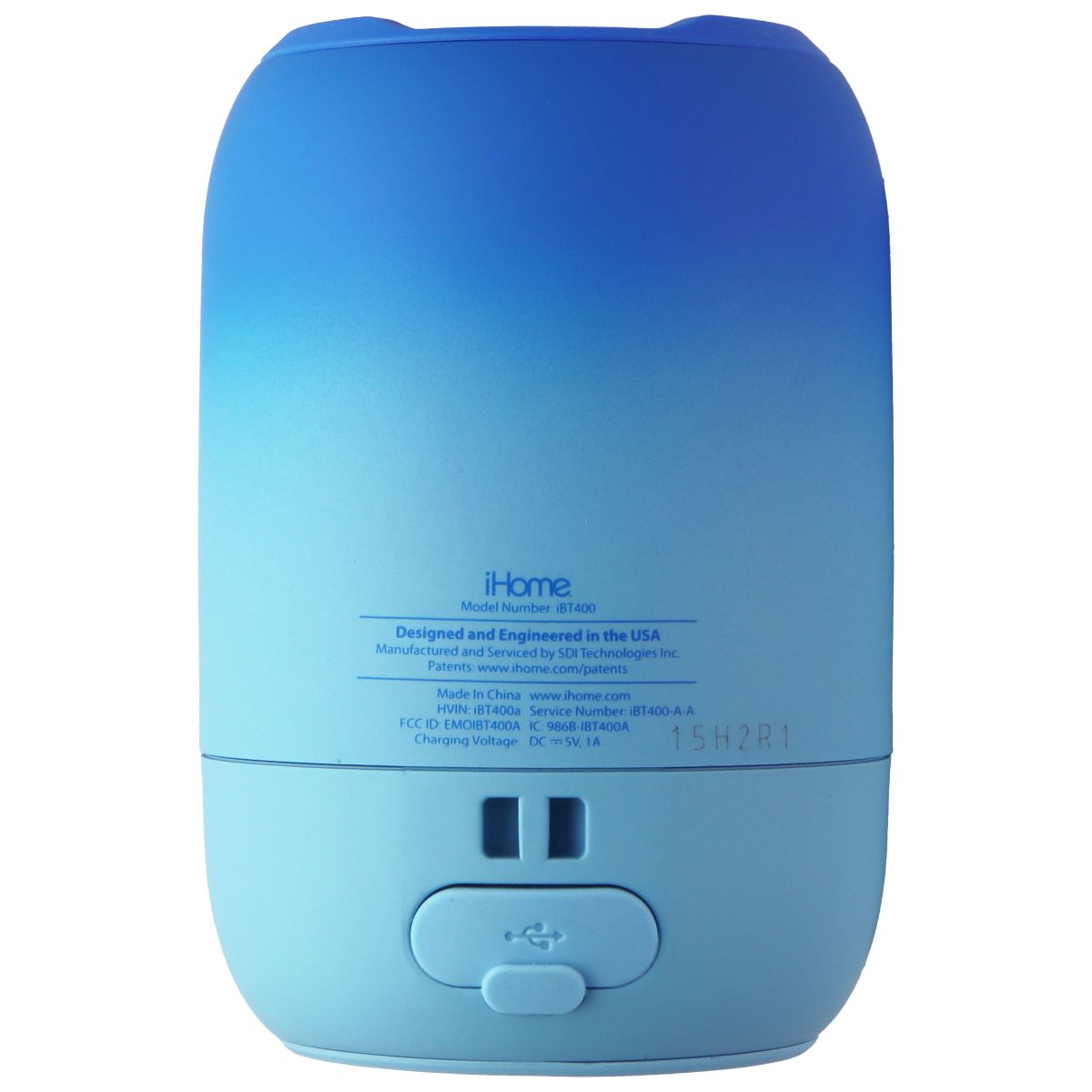 iHome PLAYFADE SoundBoost Water-Resistant Bluetooth Speaker - Blue (iBT400L) Cell Phone - Audio Docks & Speakers iHome - Simple Cell Bulk Wholesale Pricing - USA Seller