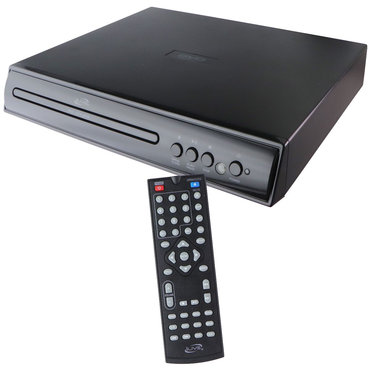 iLive DVD Player with Remote Control (D200BI) - Black Home Multimedia - DVD & Blu - ray Players iLive - Simple Cell Bulk Wholesale Pricing - USA Seller