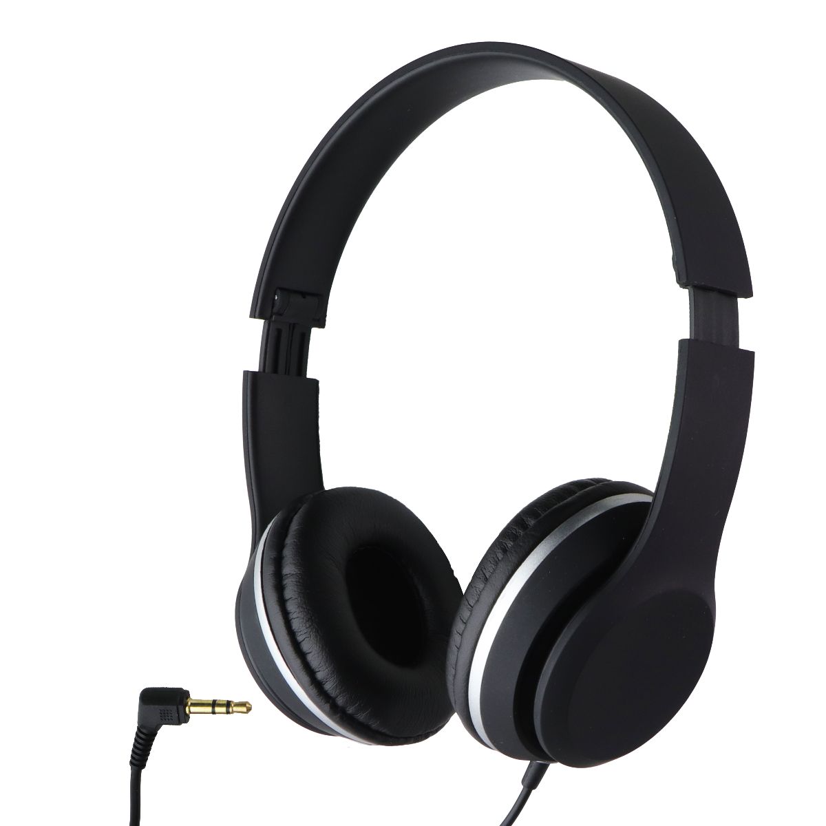 iLive 3.5mm Wired On-Ear Headphones - Black (IAH57B) Portable Audio - Headphones iLive - Simple Cell Bulk Wholesale Pricing - USA Seller