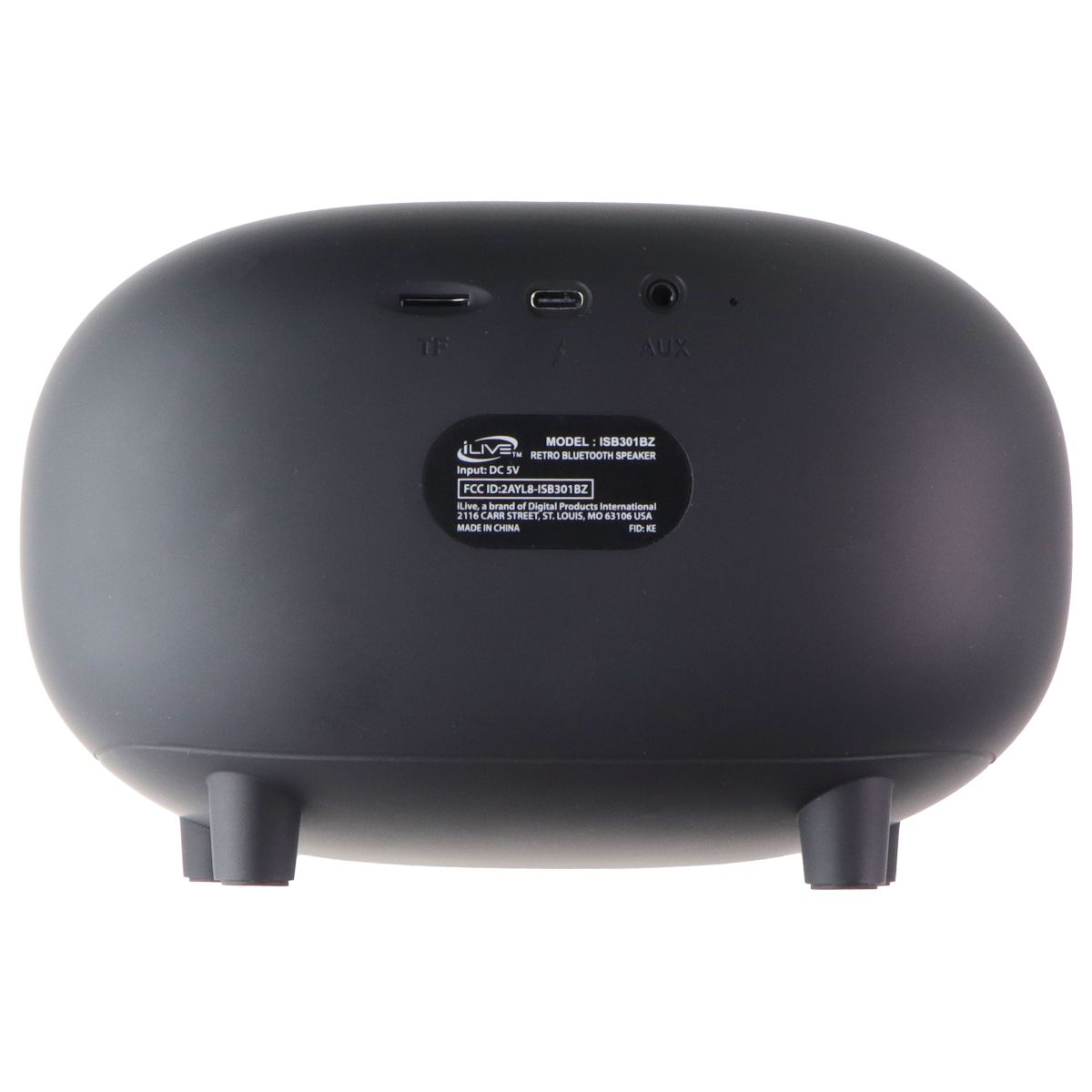 iLive (ISB301BZ) Retro Bluetooth Rechargeable Speaker with LED Lights Home Multimedia - Home Speakers & Subwoofers iLive - Simple Cell Bulk Wholesale Pricing - USA Seller