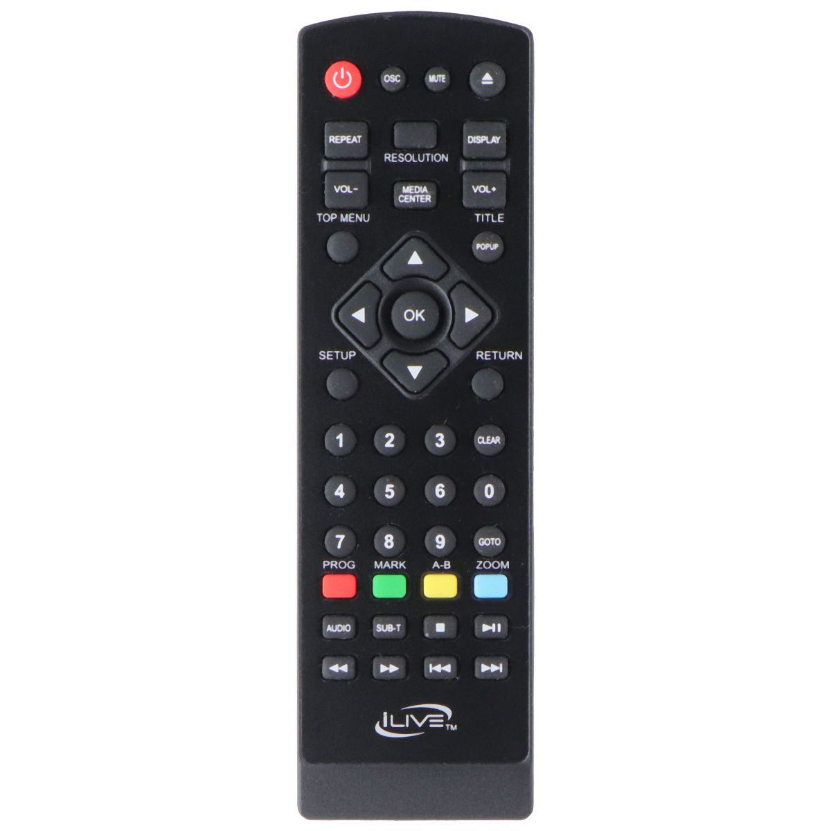 iLive Blu-Ray DVD Player with Remote Control - Black (IDBU601B)