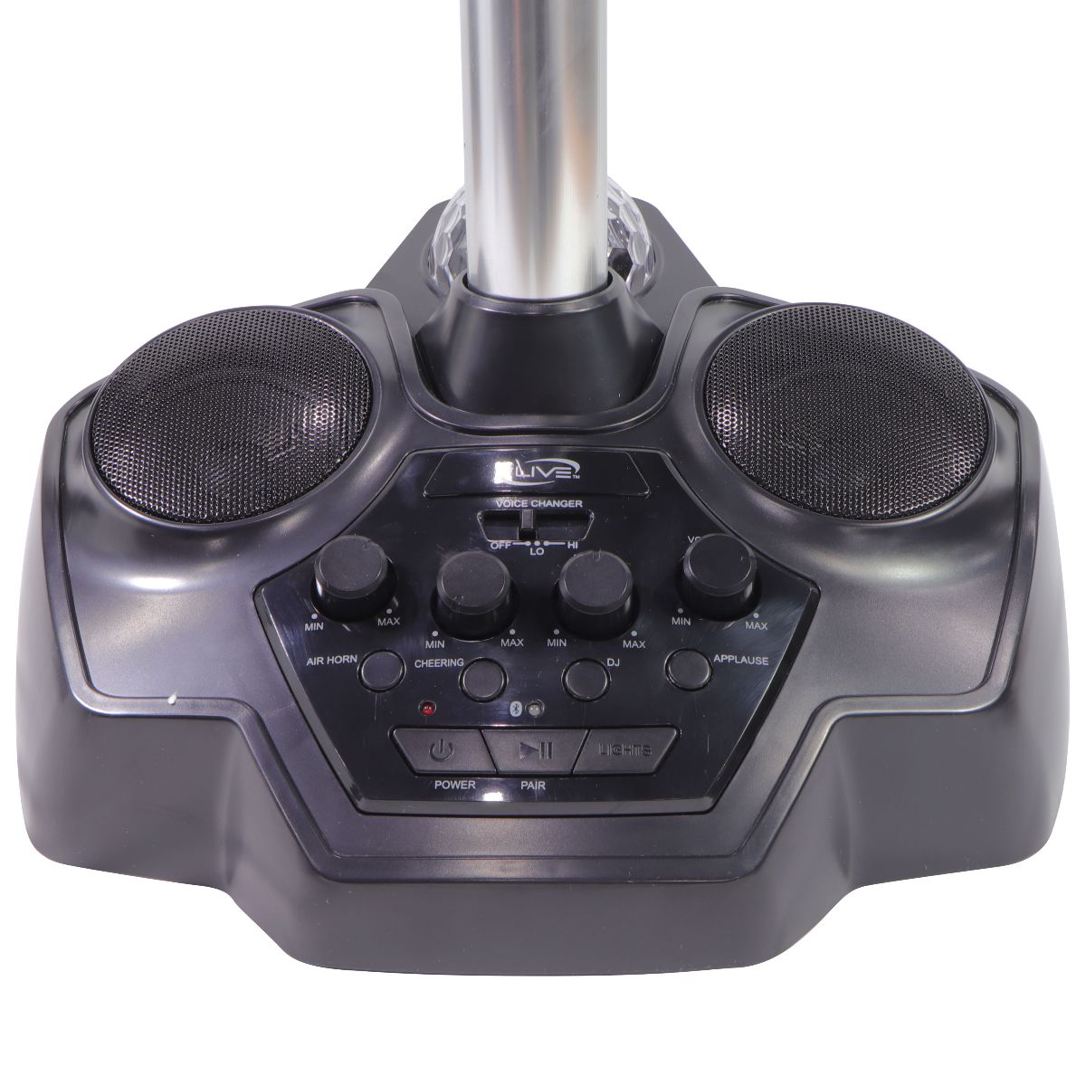 iLive Adjustable Bluetooth Karaoke Singing Stand + Microphone - Black (IJBS90B) Karaoke Entertainment - Complete Karaoke Systems iLive - Simple Cell Bulk Wholesale Pricing - USA Seller