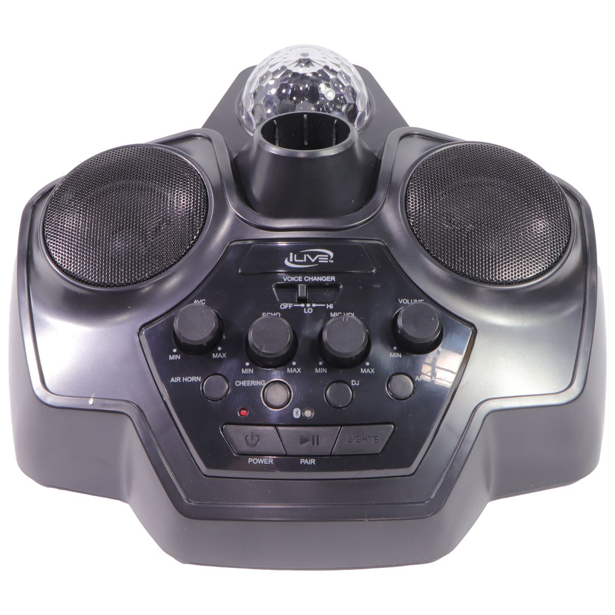 iLive Adjustable Bluetooth Karaoke Singing Stand + Microphone - Black (IJBS90B) Karaoke Entertainment - Complete Karaoke Systems iLive - Simple Cell Bulk Wholesale Pricing - USA Seller