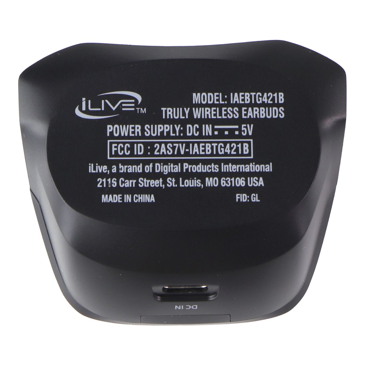 iLive Replacement Charge Case for iLive TWS ENC Earbuds - Black (IAEBTG421B) iPod, Audio Player Accessories - Cases, Covers & Skins iLive - Simple Cell Bulk Wholesale Pricing - USA Seller