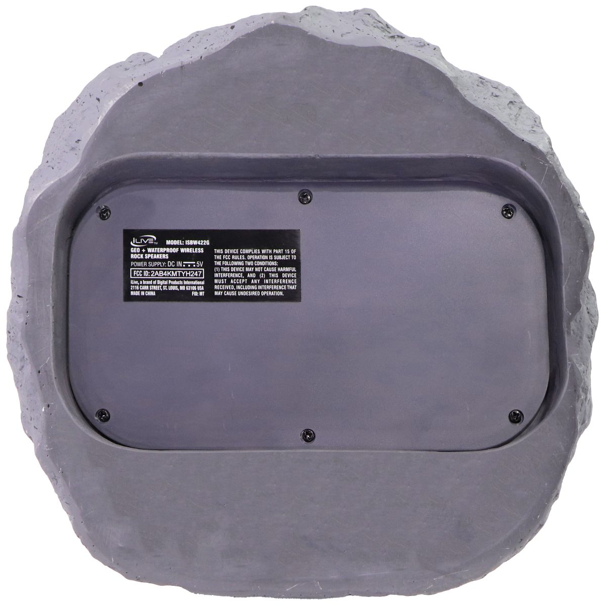 iLive Geo + Waterproof Wireless Outdoor Rock Speakers (ISBW422G) - Gray - 2 Pack Home Multimedia - Home Speakers & Subwoofers iLive - Simple Cell Bulk Wholesale Pricing - USA Seller