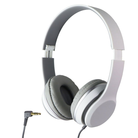 iLive 3.5mm Wired On-Ear Folding Headphones - White (IAH57W) Portable Audio - Headphones iLive - Simple Cell Bulk Wholesale Pricing - USA Seller