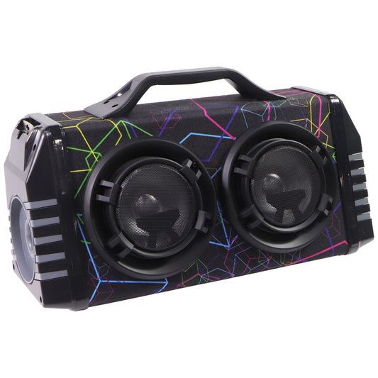 iLive Watts Plus Portable Bluetooth Boombox - Black/Multi Color (IBB503B) Home Multimedia - Home Speakers & Subwoofers iLive - Simple Cell Bulk Wholesale Pricing - USA Seller