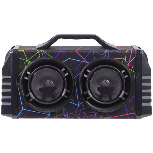 iLive Watts Plus Portable Bluetooth Boombox - Black/Multi Color (IBB503B) Home Multimedia - Home Speakers & Subwoofers iLive - Simple Cell Bulk Wholesale Pricing - USA Seller