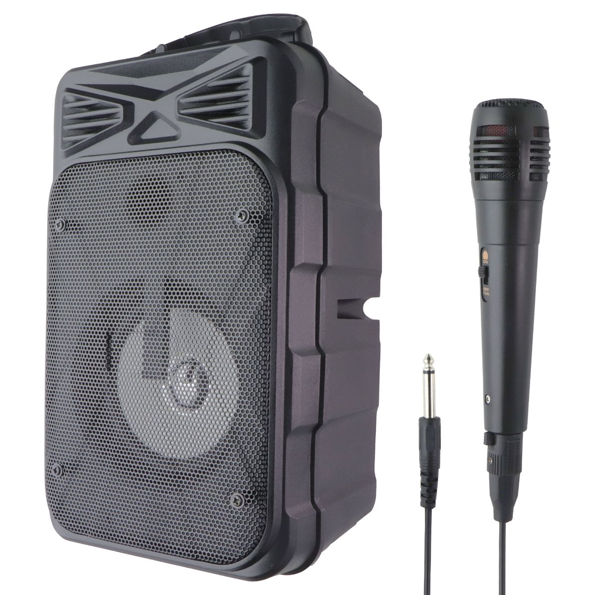 iLive Wireless Party Speaker with Wired Mic (ISB202B) - Black Home Multimedia - Home Speakers & Subwoofers iLive - Simple Cell Bulk Wholesale Pricing - USA Seller