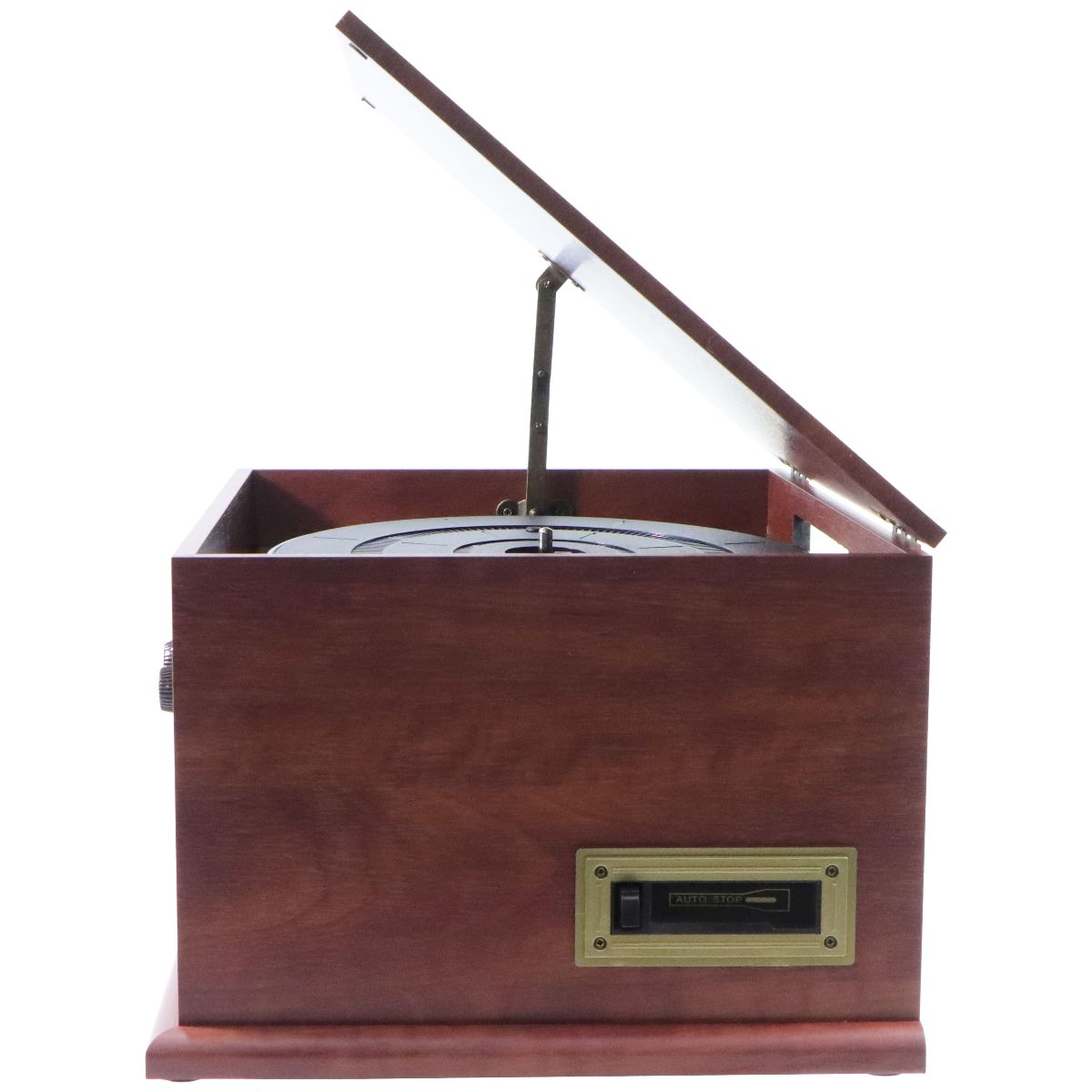 iLive 6-in-1 Bluetooth Turntable Music System - Brown Wood/Gold (ITTB610LW) Home Audio Stereos, Components - Record Players/Home Turntables iLive - Simple Cell Bulk Wholesale Pricing - USA Seller