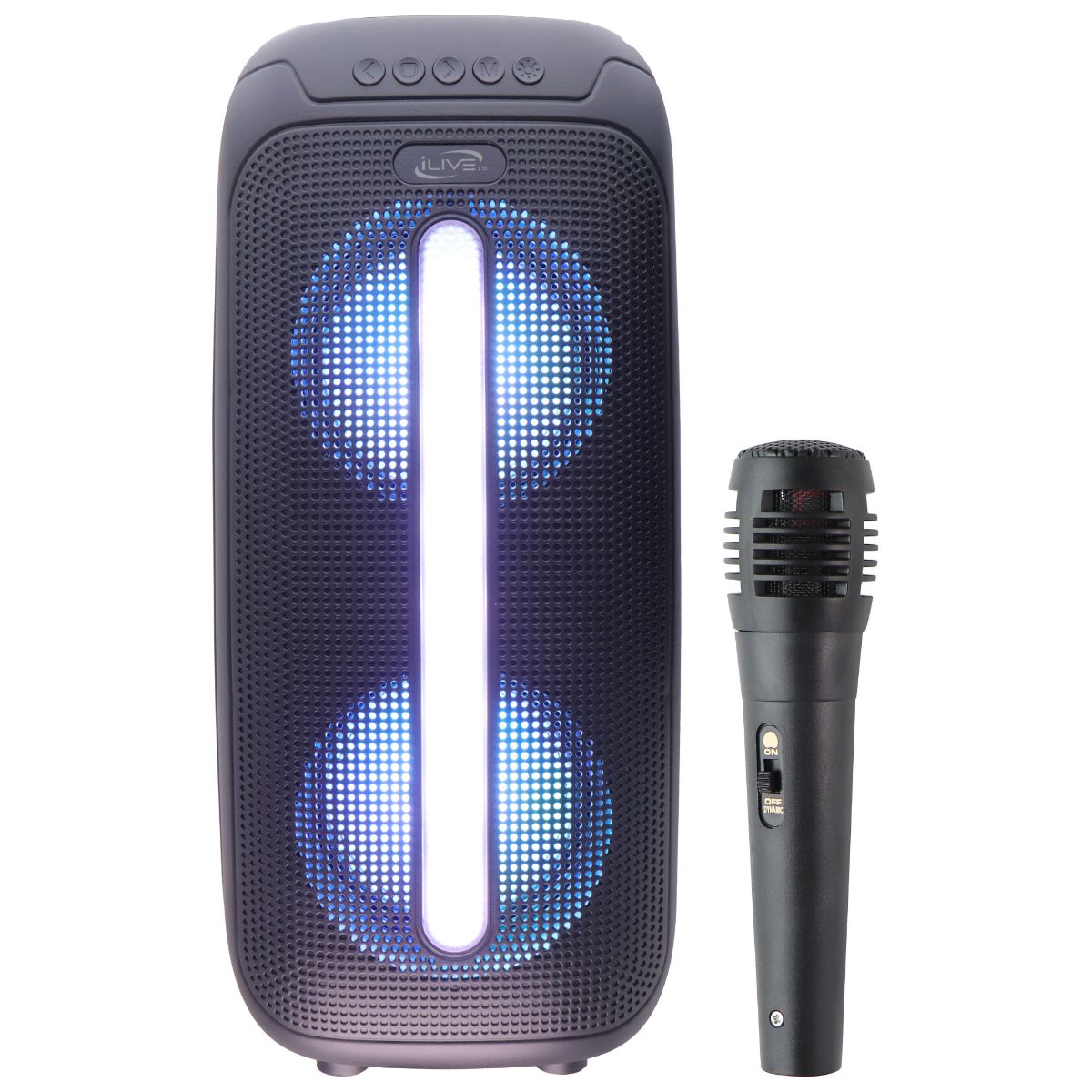 iLive Jam Time Wireless Speaker System with Color Changing Lights (ISB293B) Home Multimedia - Home Speakers & Subwoofers iLive - Simple Cell Bulk Wholesale Pricing - USA Seller