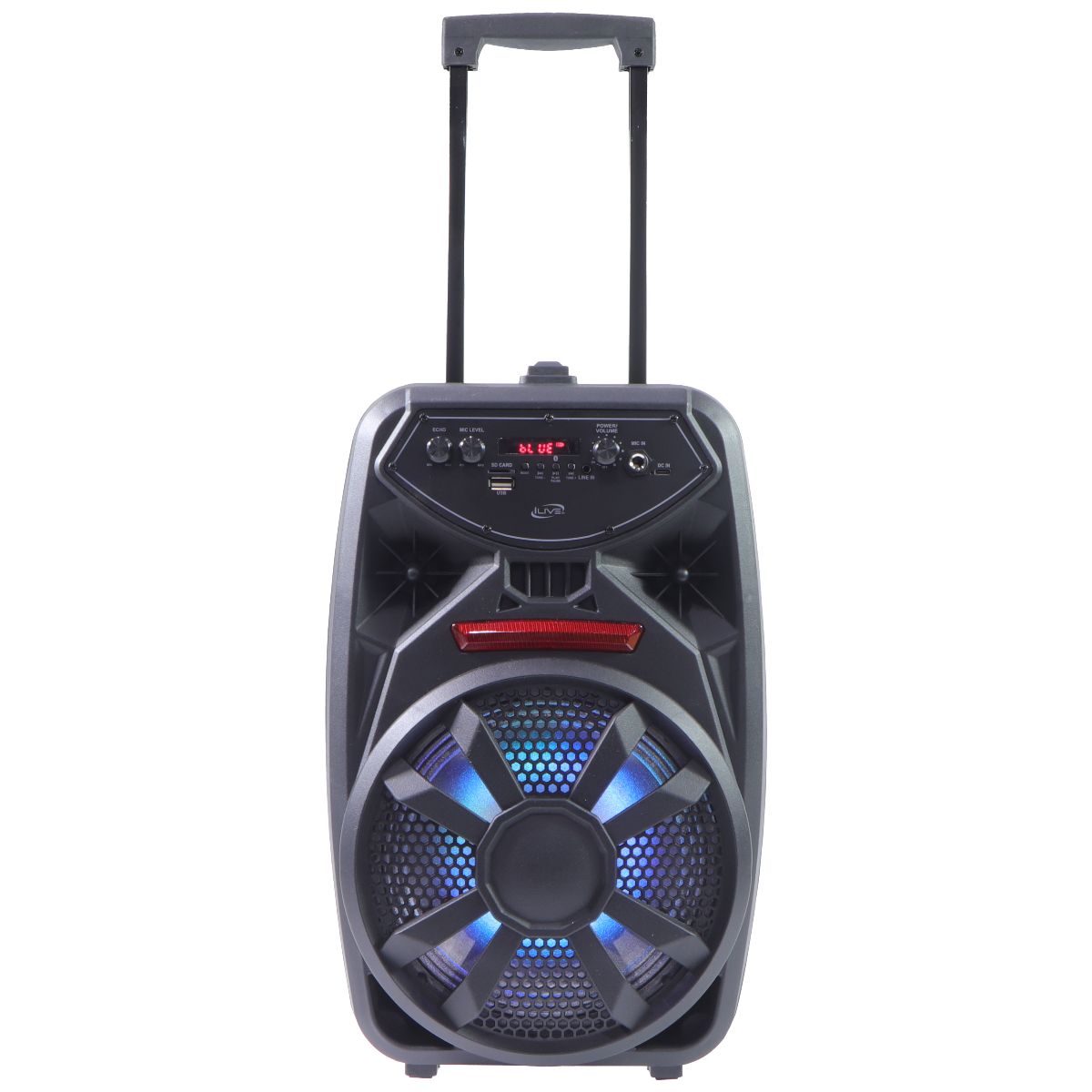 iLive Portable Wireless LED Tailgate Party Speaker - Black (ISB380B) Cell Phone - Audio Docks & Speakers iLive - Simple Cell Bulk Wholesale Pricing - USA Seller