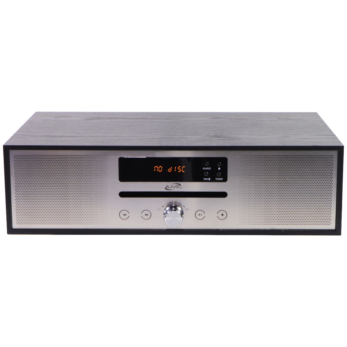 iLive Bluetooth Home Music System - Black / Silver (IHB340B) Home Multimedia - Home Speakers & Subwoofers iLive - Simple Cell Bulk Wholesale Pricing - USA Seller