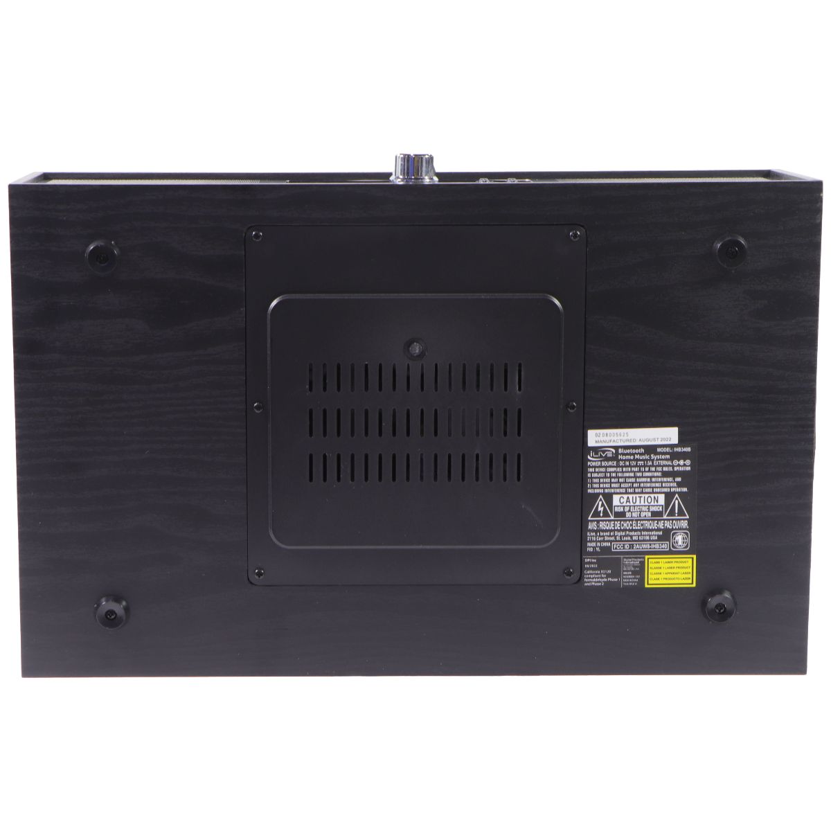 iLive Bluetooth Home Music System - Black / Silver (IHB340B) Home Multimedia - Home Speakers & Subwoofers iLive - Simple Cell Bulk Wholesale Pricing - USA Seller