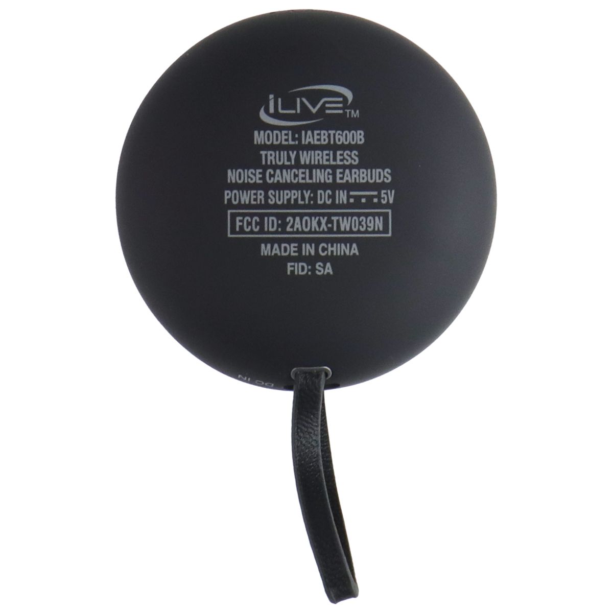 Replacement Charge Case ONLY for iLive Truly Wireless ANC Earbuds (IAEBT600B) Portable Audio - Headphones iLive - Simple Cell Bulk Wholesale Pricing - USA Seller