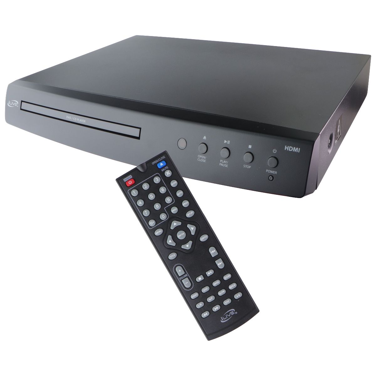 iLive HDMI DVD Player with Remote Control (DH300BI) - Black Home Multimedia - DVD & Blu - ray Players iLive - Simple Cell Bulk Wholesale Pricing - USA Seller
