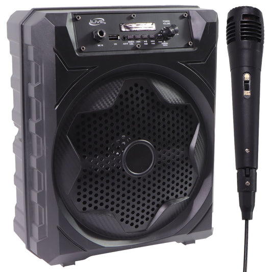 iLive Wireless Bluetooth Party Speaker with Microphone - Black (ISB200B) Home Multimedia - Home Speakers & Subwoofers iLive - Simple Cell Bulk Wholesale Pricing - USA Seller
