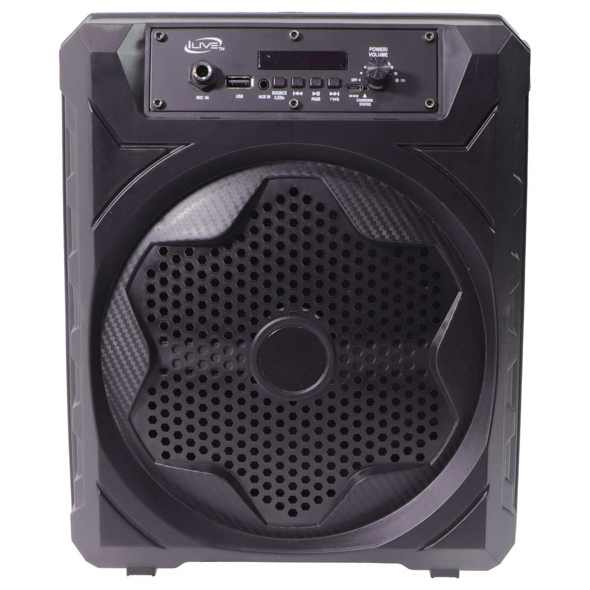 iLive Wireless Bluetooth Party Speaker with Microphone - Black (ISB200B) Home Multimedia - Home Speakers & Subwoofers iLive - Simple Cell Bulk Wholesale Pricing - USA Seller