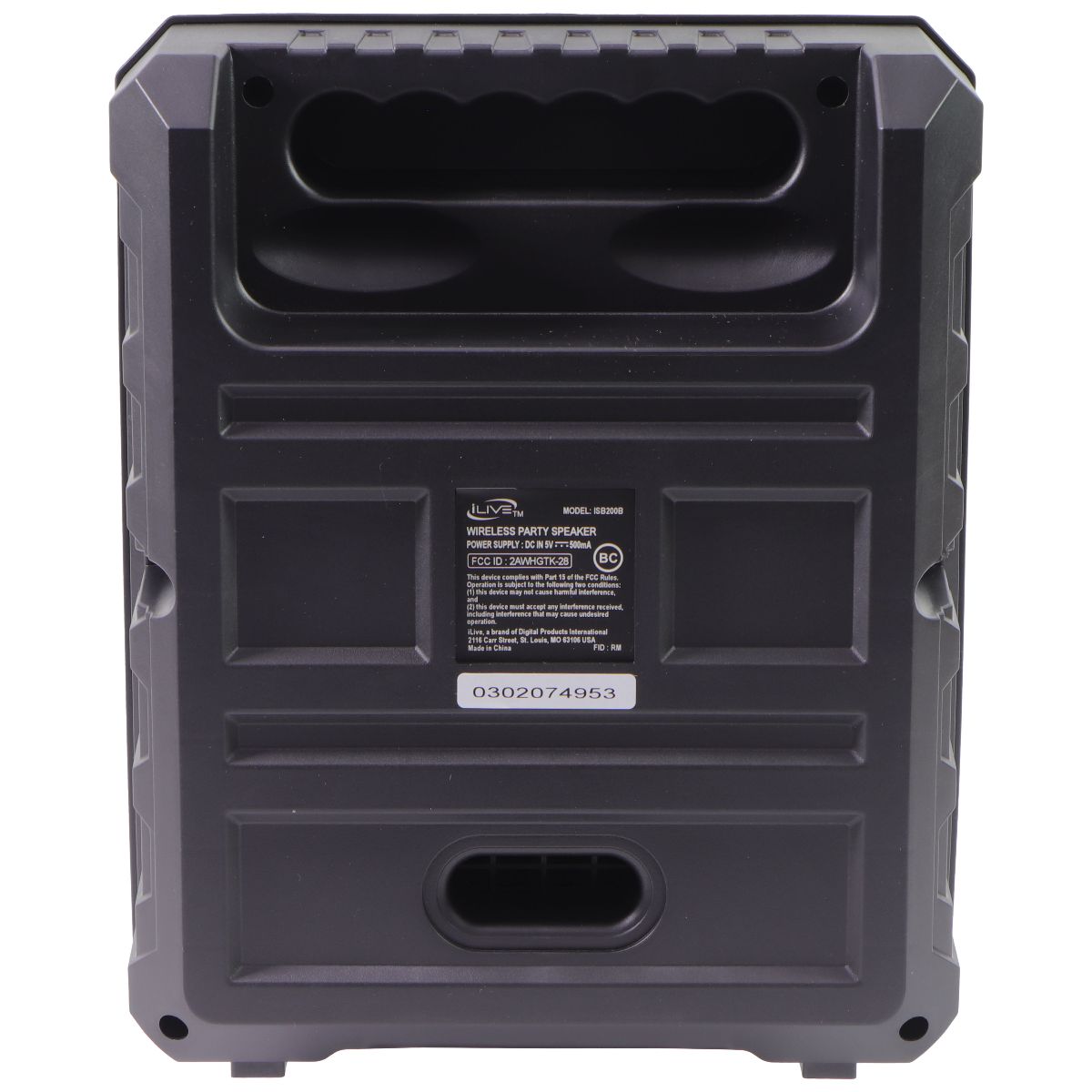 iLive Wireless Bluetooth Party Speaker with Microphone - Black (ISB200B) Home Multimedia - Home Speakers & Subwoofers iLive - Simple Cell Bulk Wholesale Pricing - USA Seller