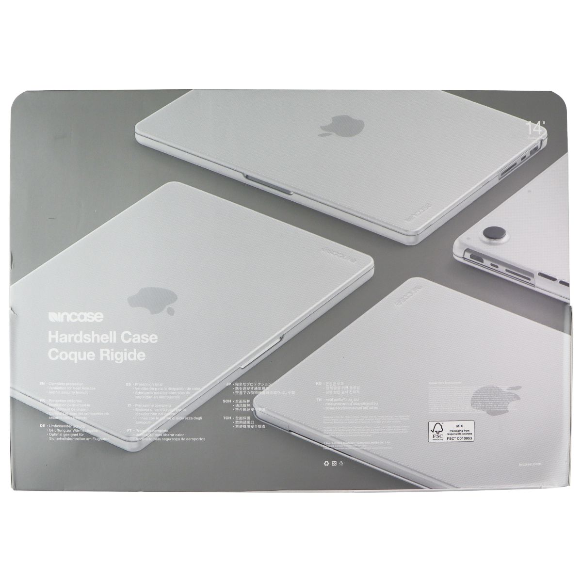Incase Dots Hardshell Case for Apple MacBook Pro (14-in/2024-2021) - Clear Computer Accessories - Laptop Cases & Bags Incase - Simple Cell Bulk Wholesale Pricing - USA Seller
