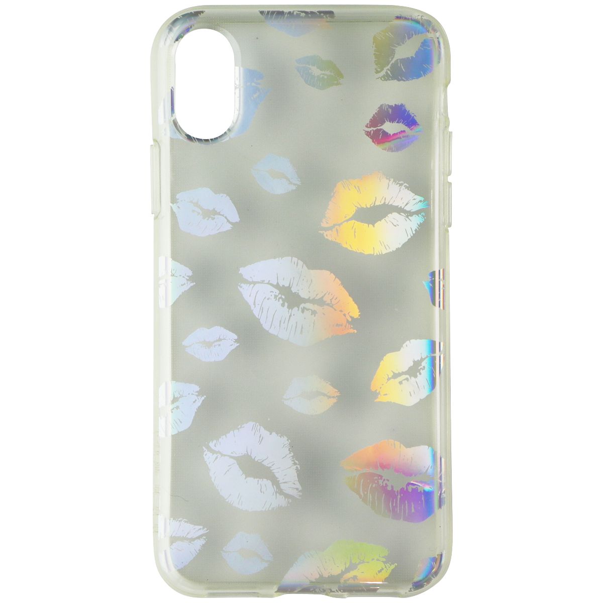 Incipio Design Series Case for Apple iPhone X - Holographic Kisses/Clear Cell Phone - Cases, Covers & Skins Incipio - Simple Cell Bulk Wholesale Pricing - USA Seller