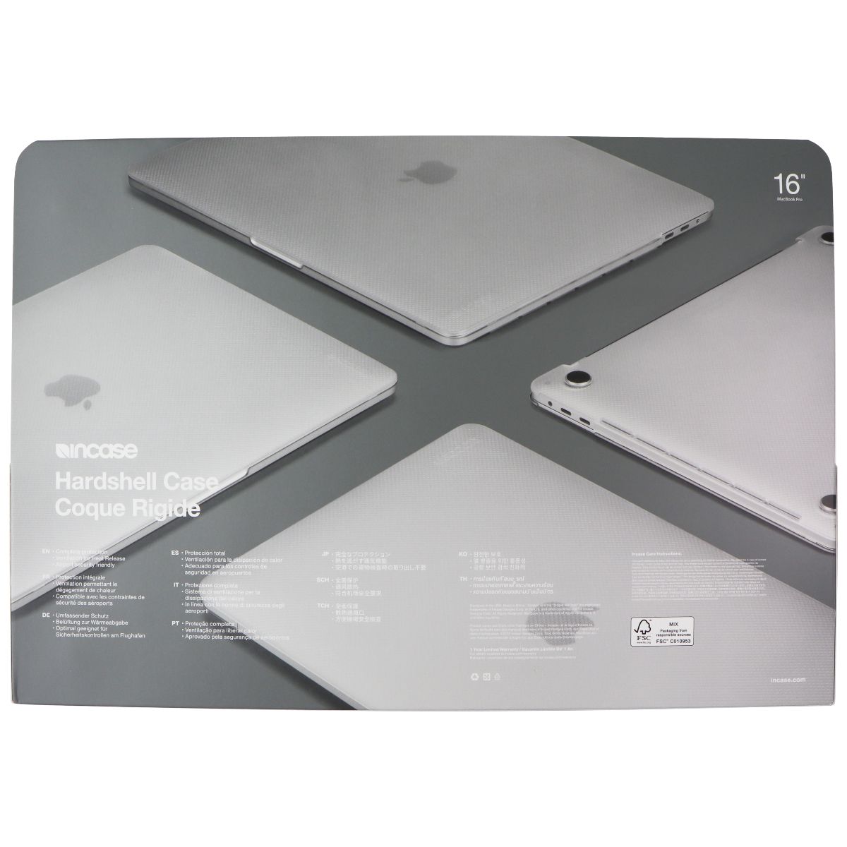 Incase Hardshell Case for Apple MacBook Pro (16-in) 2020/2019 - Clear