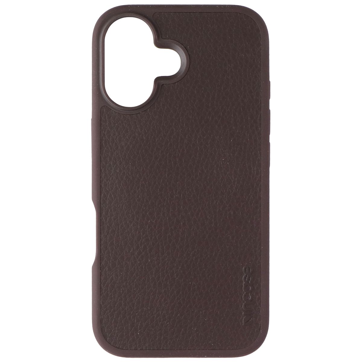 Incase ICON Case for MagSafe for Apple iPhone 16 - Cocoa Pebbled Leather Cell Phone - Cases, Covers & Skins Incase - Simple Cell Bulk Wholesale Pricing - USA Seller