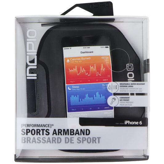 Incipio Performance Sport Armband for Apple iPhone 6/6s (4.7-in Devices) - Black Cell Phone - Armbands Incipio - Simple Cell Bulk Wholesale Pricing - USA Seller