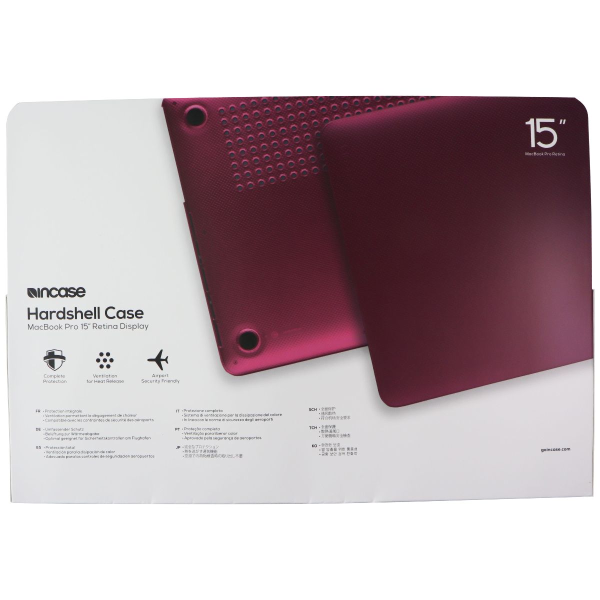 Incase Hardshell Case for MacBook Pro Retina 15in Retina Display - Pink Sapphire Computer Accessories - Laptop Cases & Bags Incase - Simple Cell Bulk Wholesale Pricing - USA Seller