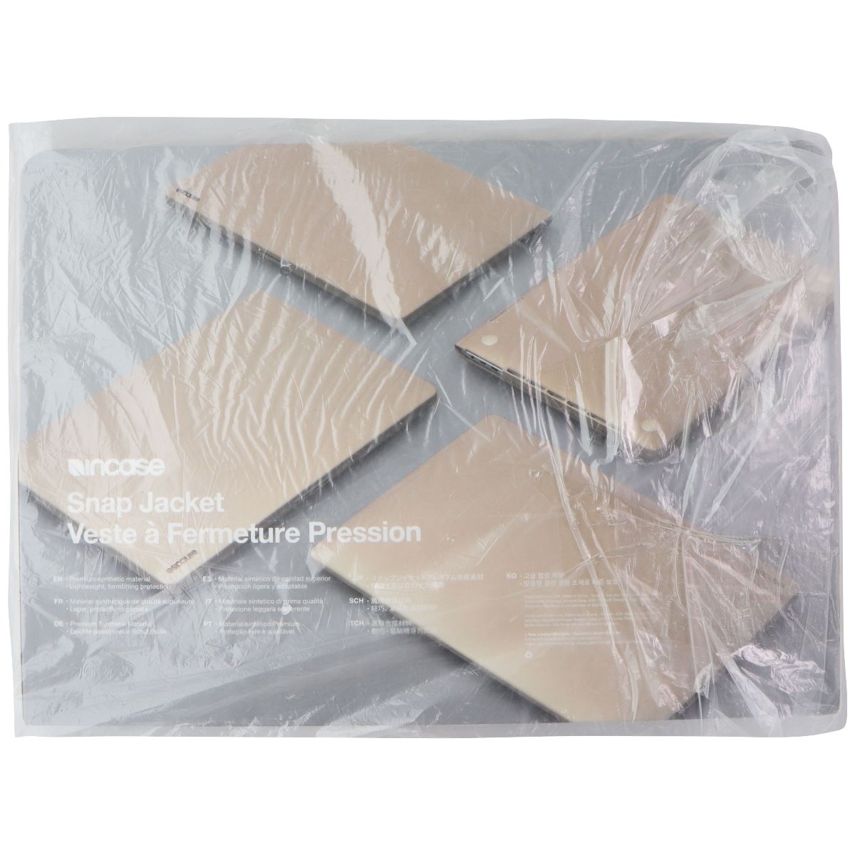 Incase Snap Jacket Case for MacBook Pro 13in Thunderbolt 3 (USB-C) - Gold Computer Accessories - Laptop Cases & Bags Incase - Simple Cell Bulk Wholesale Pricing - USA Seller