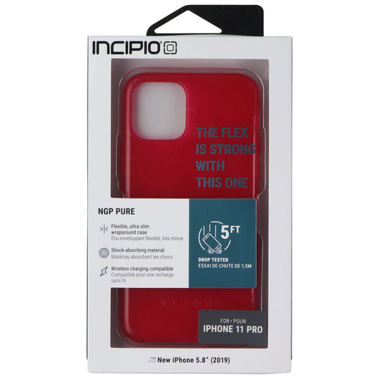 Incipio NGP Pure Series Flexible Gel Case for Apple iPhone 11 Pro - Red Cell Phone - Cases, Covers & Skins Incipio - Simple Cell Bulk Wholesale Pricing - USA Seller